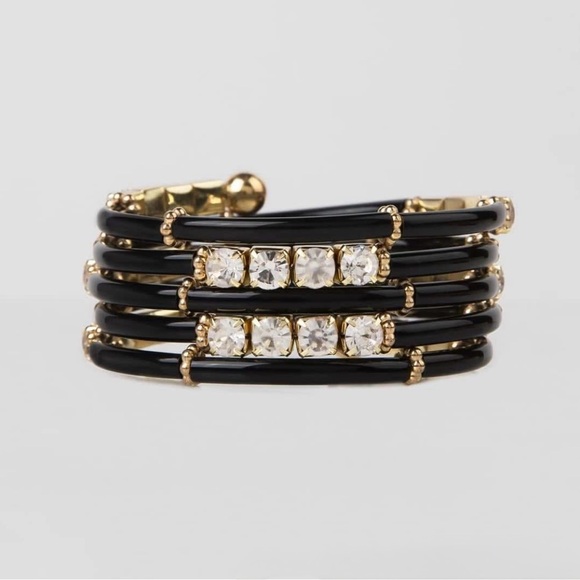 NEW Black and Gold Wrap Bracelet - Picture 1 of 12